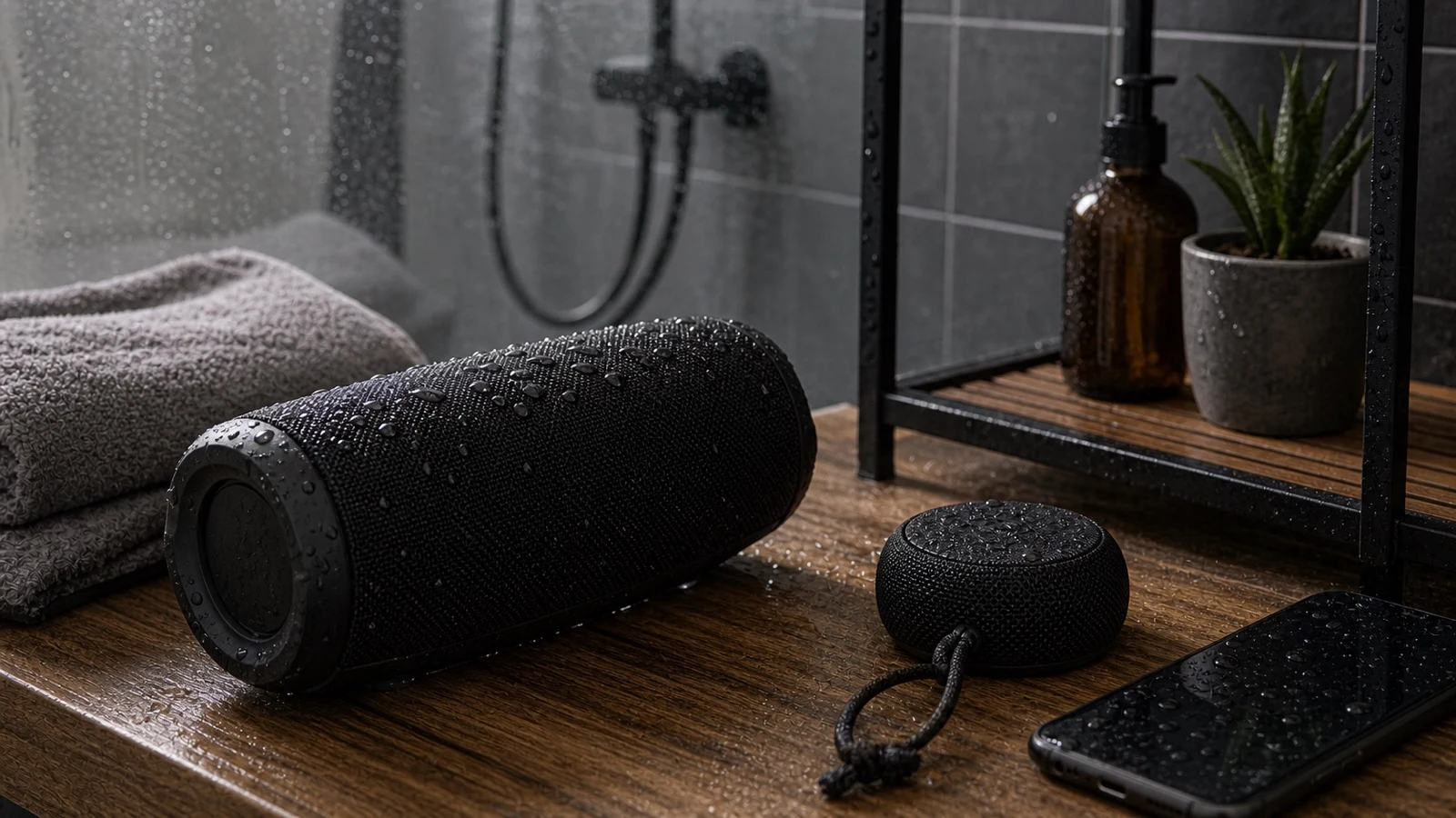 Voděodolný Bluetooth reproduktor do sprchy a koupelny