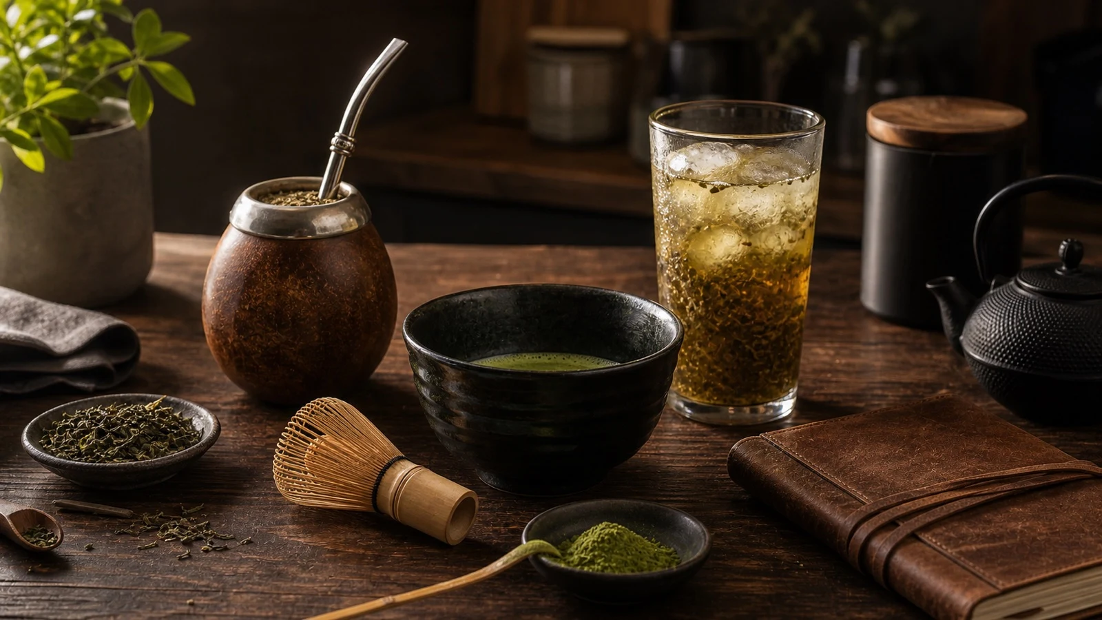 Čaj, matcha a yerba maté pro chlapy 2026: ranní rituál bez další kávy