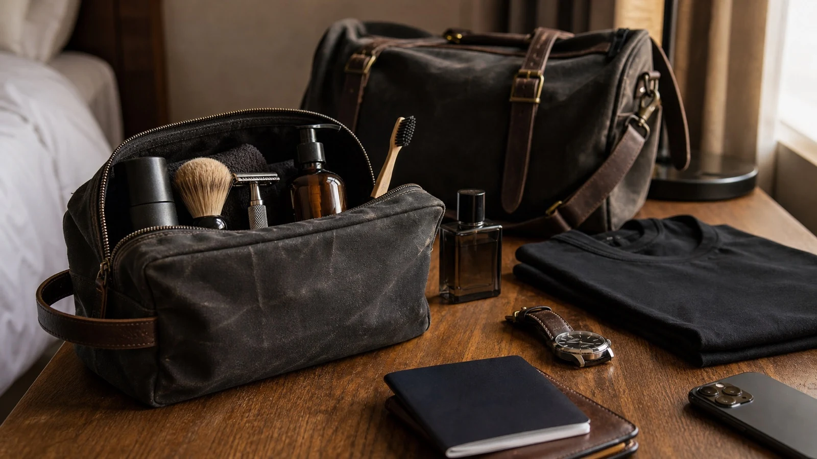 Toaletní taška pro chlapy 2026: cestovní organizér, holení a hygiena